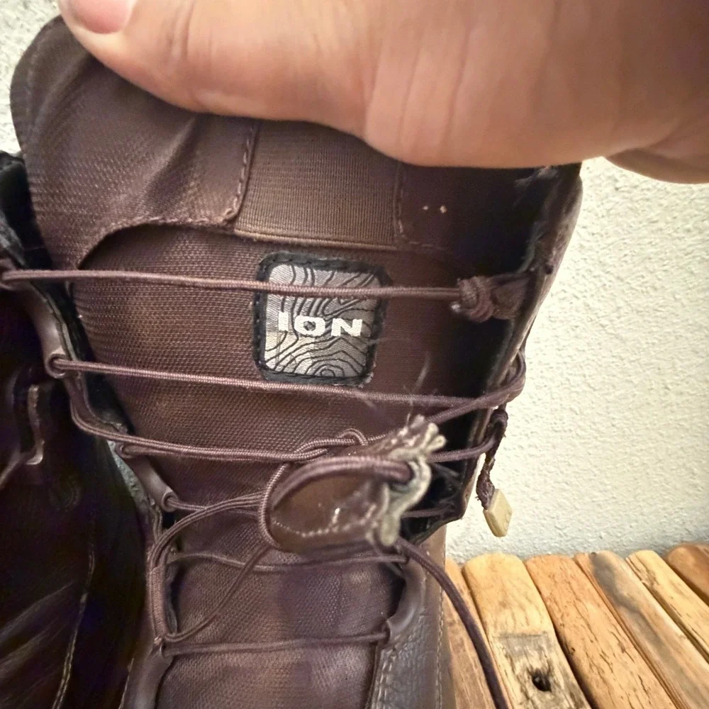 Burton Ion Snowboard Boots Mens 10.5 Brown Leather